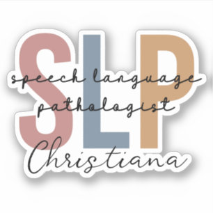 Sticker Pathologiste du langage SLP personnalisé