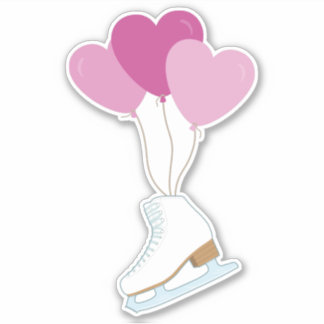Sticker Patinage artistique Ballons d'anniversaire heureux