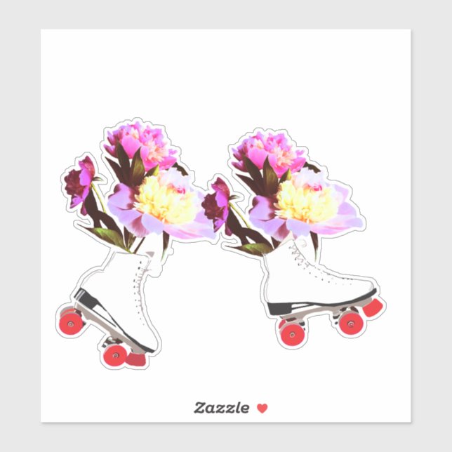 Sticker Patins à rouleaux (Feuille)