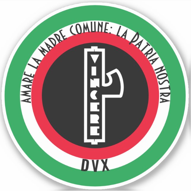 STICKER PATRIA NOSTRA (Devant)
