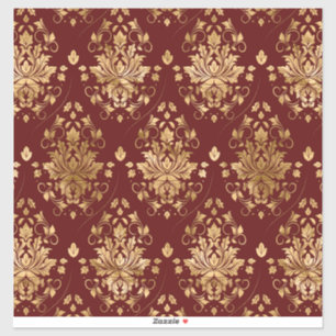 Sticker Pattern Oriental Vintage Damask