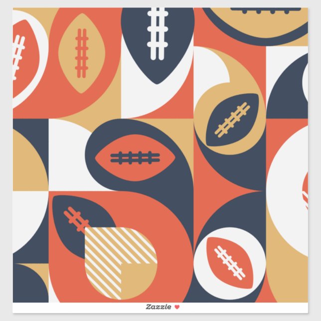 Sticker Patters de football américain (Feuille)