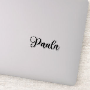 Sticker Paula Name - Calligraphie manuscrite