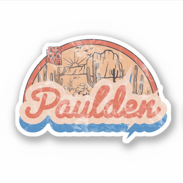 Sticker Paulden, Arizona (Devant)