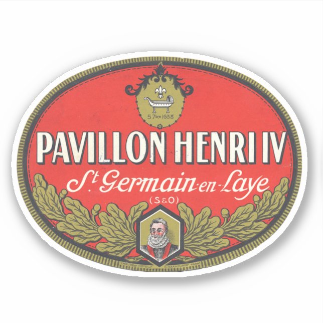 Sticker Pavillon Henri IV St Germain en laye (Devant)