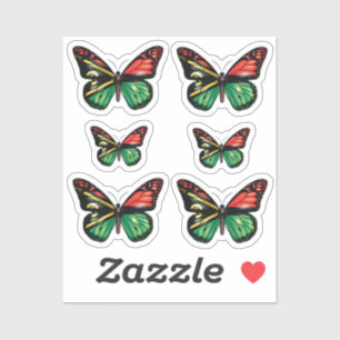Sticker Pavillon monarque papillon Vanuatu Chemise Tri-Ble