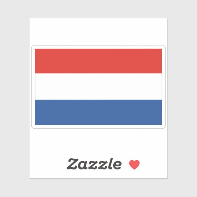 Sticker Pays-Bas Flag (Feuille)