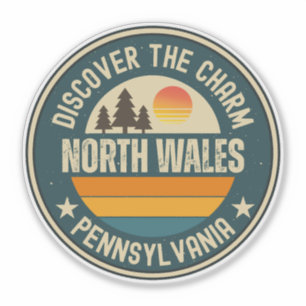 Sticker Pays de Galles du Nord, Pennsylvanie