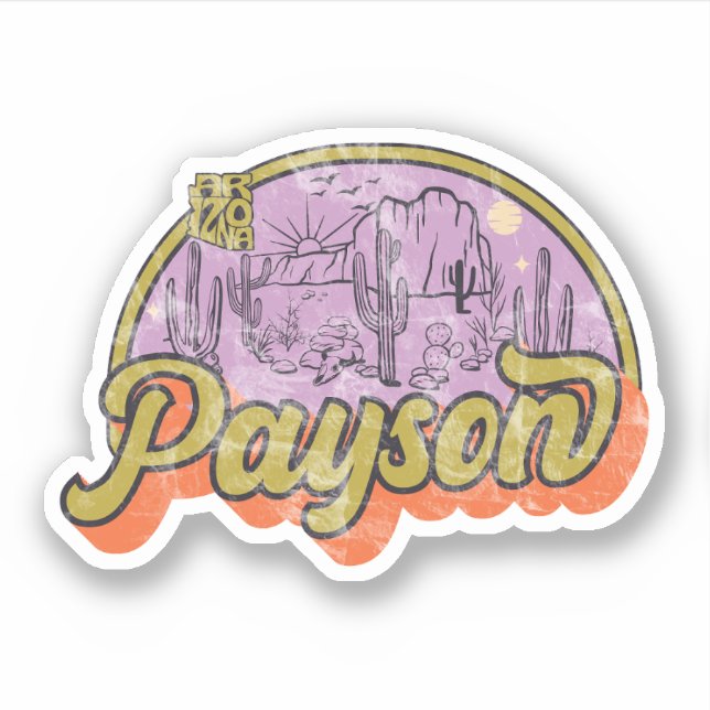 Sticker Payson, Arizona (Devant)