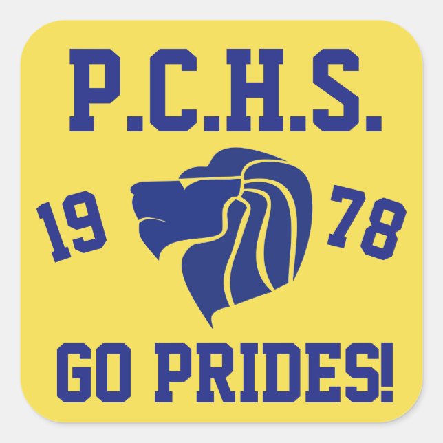 Sticker PCHS Prides (Devant)