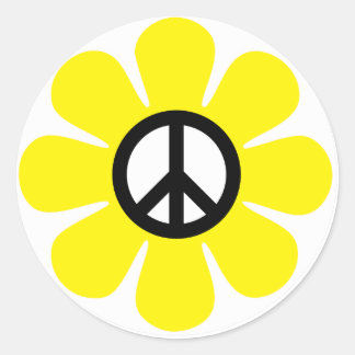Sticker Peace Daisy