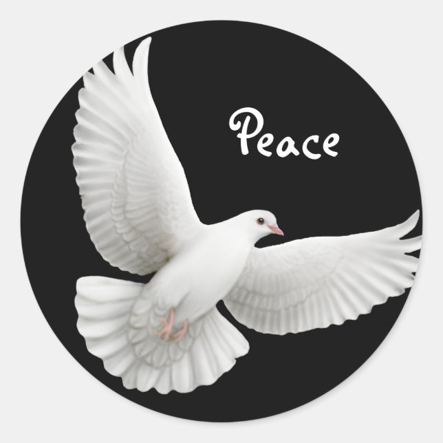 Sticker Peace Dove (Devant)