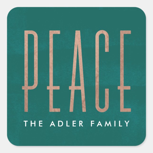Sticker Peace Holiday (Devant)