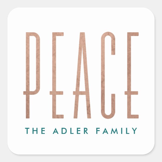 Sticker Peace Holiday (Devant)