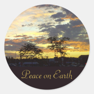 Sticker Peace on Earth par RoseWrites