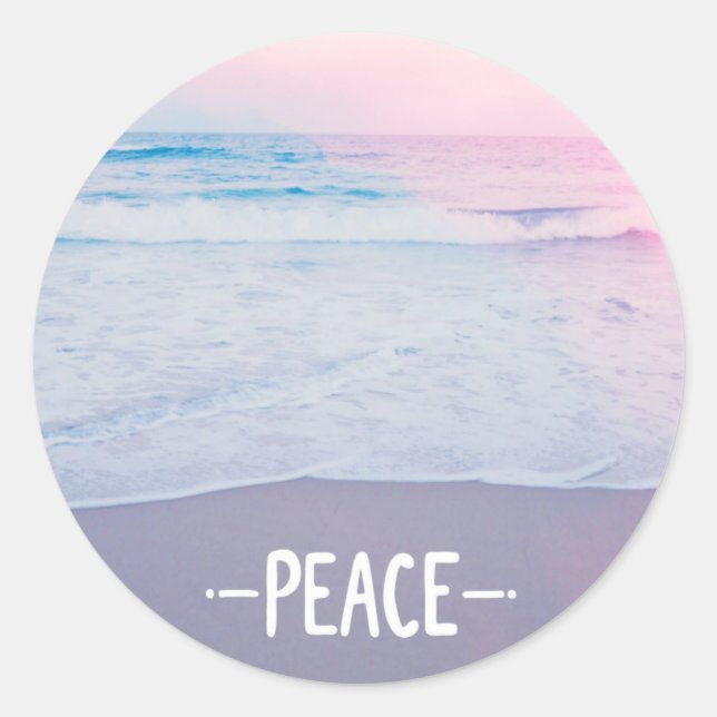 sticker PEACE pour égayer votre journée ! (Devant)