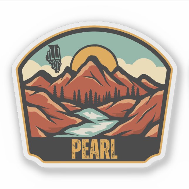 Sticker Pearl, Illinois  (Devant)