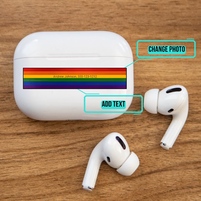 Sticker Peau décorative Coque Airpods Pro - Fierté (Please enjoy our Airpods stickers)