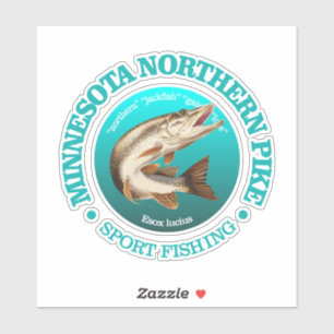 Sticker Pêche au Pike du Minnesota