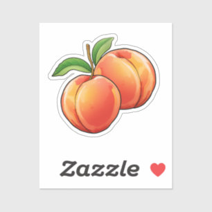Sticker Pêche de dessin animé