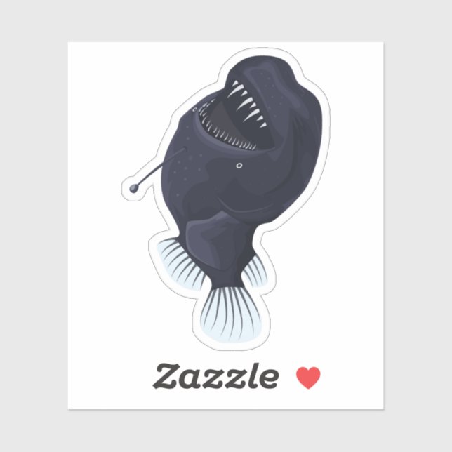 Sticker Pêche de pêche à la ligne (Feuille)