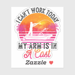 Sticker Pêcheur Drôle Pêche