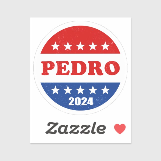 Sticker Pedro 2024 Meilleur candidat à la présidentielle (Feuille)