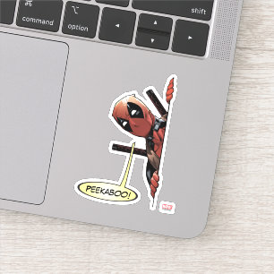 Sticker Peekaboo Deadpool