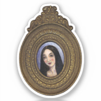 Sticker Peinture de souris à partir de thé de sang et de c