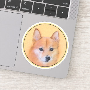 Sticker Peinture finlandaise Spitz - Jote Original Chien A