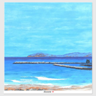 Sticker Peinture portuaire de Dana