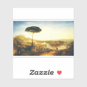 Sticker Pèlerinage de Childe Harold par Joseph Turner