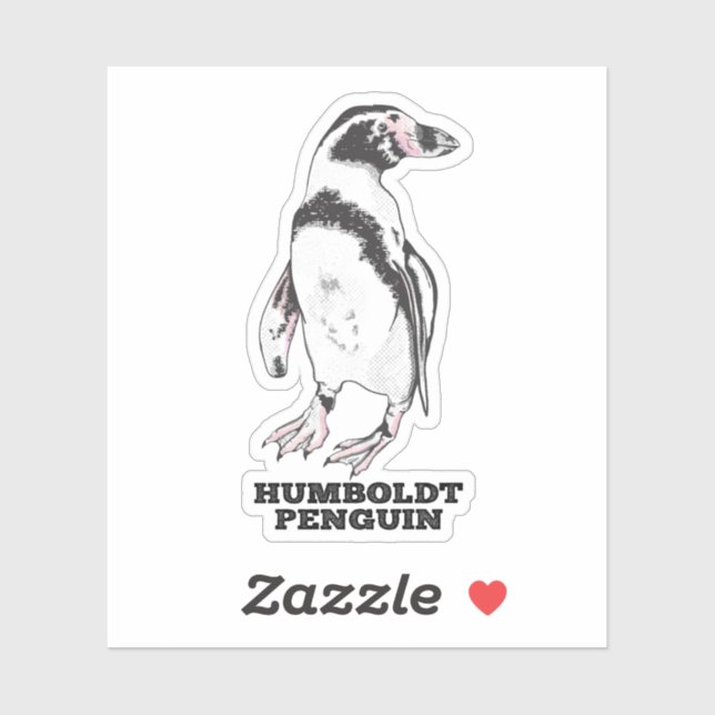 Sticker Penguin de Humboldt (Feuille)