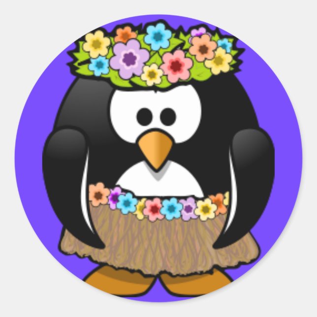 Sticker - Penguin Hoola Dancer (Devant)