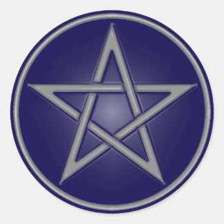 Sticker Pentacle Bleu