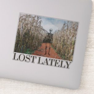 Sticker Perdu Skeleton Corn Maze