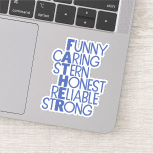 Sticker Père Attributs Mot-de-passe Art