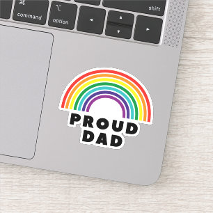 Sticker Père de Proud Rainbow