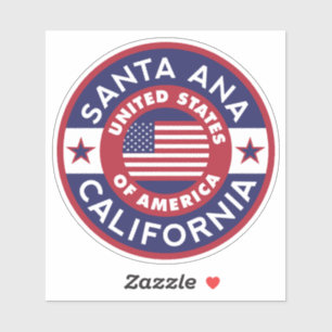 Sticker PÈRE NOËL ANA, Californie