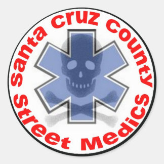 Sticker - Père Noël Cruz County Street Medics