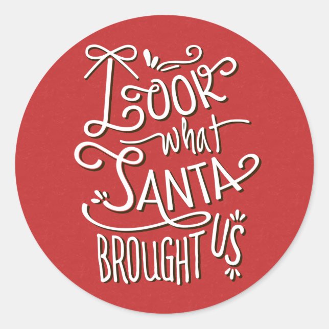 Sticker Père Noël Holiday (Devant)