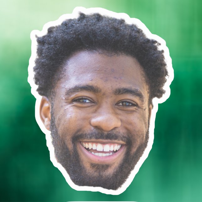 Sticker Personalized Face Stickers, Photo Birthday Gift (Créateur téléchargé)