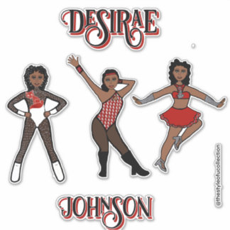 Sticker Personalized Majorette / 3- Style Sheer White #1