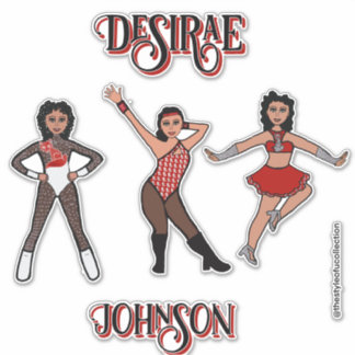 Sticker Personalized Majorette / 3- Style Sheer White #2