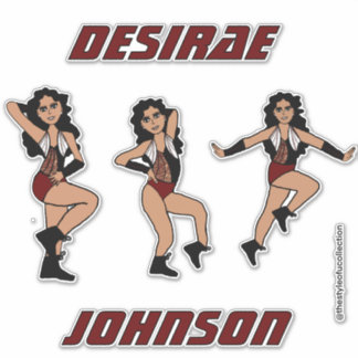 Sticker Personalized Majorette / Black Burgundy Spark #2