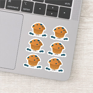 Sticker Personnage de dessin animé de sourire de petit