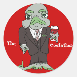 Sticker personnalisé Codfather