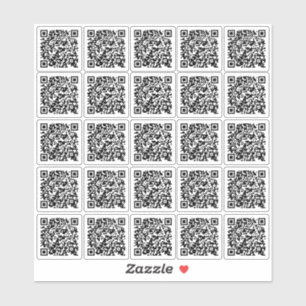 Sticker Personnalisé moderne Créez votre propre code QR pr