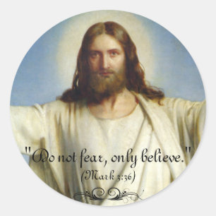 Sticker Personnalisé "Ne Craignez Pas, Croyez Seul