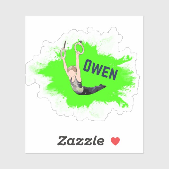 Sticker Personnalisé pour Emily Richter - Owen (Feuille)